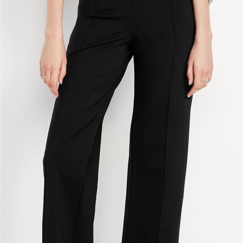 Old Navy Black Stevie Straight Ankle Pants